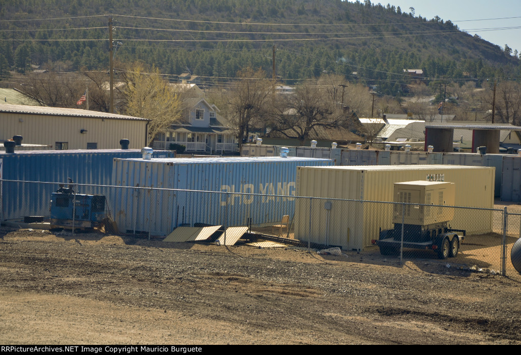 Containers close to Williams Depot